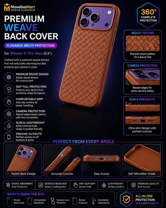 iPhone 15 Pro Case 5-in-1 Protection Kit – Crystal Palace Shockproof Case, Unbreakable Membrane & Camera Lens Protector